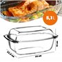 KADAX Plat à Gratin en Verre Résistant à la Chaleur avec Couvercle et Poignées, Cocotte Transparente pour la Cuisson au Four (Re