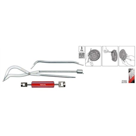 Yato yt-0684 – 3pcs Frein Pinces de ressort du Kit