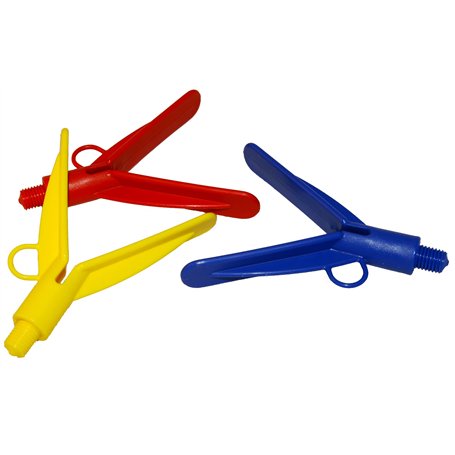 ANPLAST Lot de 5 supports de canne à pêche en forme de V avec filetage pour tige de pod lance