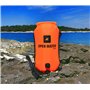 OPENWATER Bouée gonflable pour la natation et le sac à dos 3en1 - grande bouée avec une poche sèche pour les choses 28L - bouée