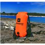OPENWATER Bouée gonflable pour la natation et le sac à dos 3en1 - grande bouée avec une poche sèche pour les choses 28L - bouée