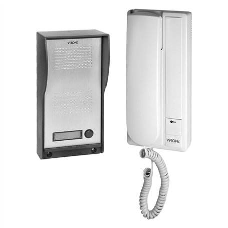 Virone CARLO Interphone Filaire 1 Maison Familiale À Encastrer 2 Fils