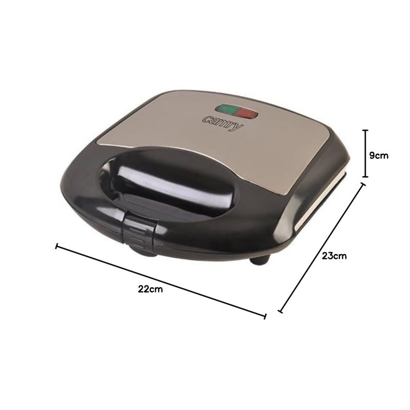 Image secondaire de Camry CR 3018 Croque Monsieur, Noir/Argenté