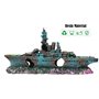 SLOCME Aquarium Shipwreck Decorations Fish Tank Ornaments - Resin Material Sunken Ship Decorations, Eco-Friendly for Freshwater 