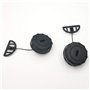 Bouchon d'essence et Bouchon d'huile pour STIHL 017 018 MS170 MS180 Tronçonneuse, 2 pièces