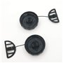 Bouchon d'essence et Bouchon d'huile pour STIHL 017 018 MS170 MS180 Tronçonneuse, 2 pièces