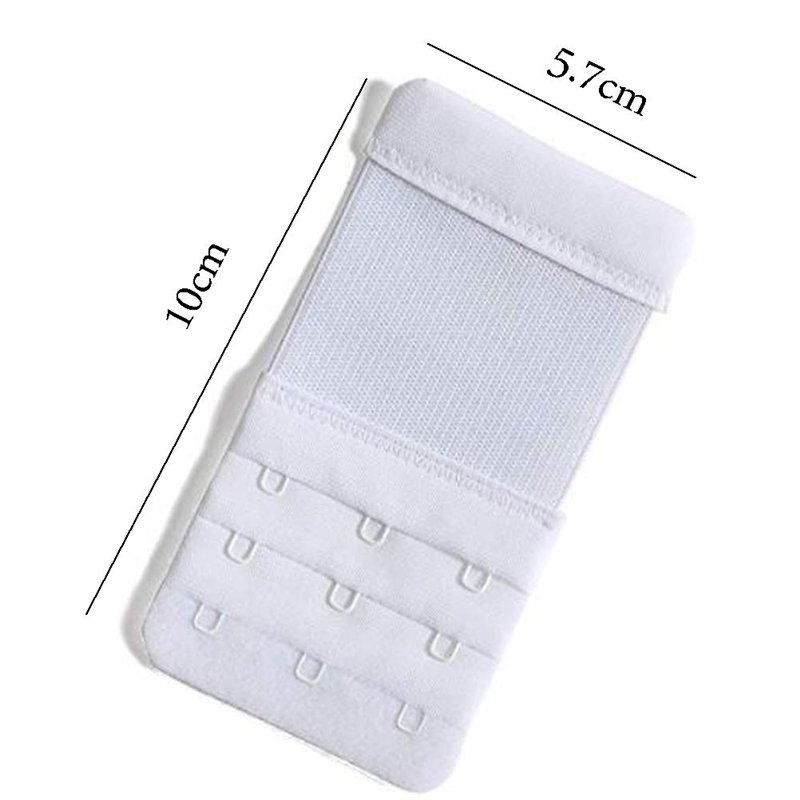 Image secondaire de 3 Pièces Rallonge de soutien-gorge 3 crochet Extensions pour soutien-gorge Élastique Souple Sangle rallonge de soutien-gorge