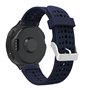 TopTen Bracelet de rechange en silicone pour montre de course Forerunner 220/230/235/620/630 GPS de Garmin M bleu marine