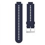 TopTen Bracelet de rechange en silicone pour montre de course Forerunner 220/230/235/620/630 GPS de Garmin M bleu marine
