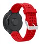 TopTen Bracelet de rechange en silicone pour montre de course Forerunner 220/230/235/620/630 GPS de Garmin M Red