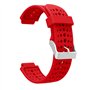 TopTen Bracelet de rechange en silicone pour montre de course Forerunner 220/230/235/620/630 GPS de Garmin M Red