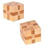 Chonor 9 Pièces 3D Puzzle Casse Tete en Bois - Classique Brain Teaser IQ Puzzle Éducatif Jouet Jeu Jigsaw pour Enfants et Adulte