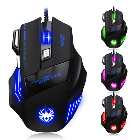 zelotes Souris Gamer Filaire