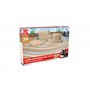 Hape Jouet Coffret d'Extension de Rails pour Circuit Train Bois - Jeu Educatif pour Enfant de 3 Ans et Plus - 24 pièces Virages