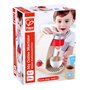 Jouet Hape Machine à Café - Jeu d'Imitation Cafetière Enfants de 2 ans et Plus - Cafetière, Tasse, Lait, Capsule, Sucre Inclus -