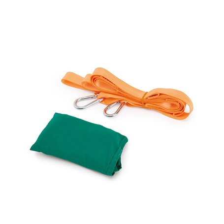 Hape Balançoire de Poche pour Les Enfants de 5 Ans et Plus - Balançoire Hamac Suspendue Fabriquée en Plastique Recyclé - Support