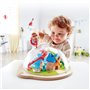 Hape Globe-Aventure de la Vallée Ensoleillée, Jouet 3D avec Labyrinthe Magnétique, Jouet pour Enfant avec Coupole Transparente,