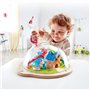 Hape Globe-Aventure de la Vallée Ensoleillée, Jouet 3D avec Labyrinthe Magnétique, Jouet pour Enfant avec Coupole Transparente,