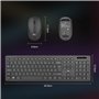 Rii RK200 Ensemble Clavier Souris sans Fil bureautique Clavier de Bureau 2.40Ghz AZERTY(Version Française) avec Taille Complète 