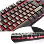 Rii Clavier Gamer - AZERTY - Nouveau Clavier USB Filaire - 105 Touches Semi-Mécaniques - 5 Couleurs LED Rétro - 11 Raccourcis Mu