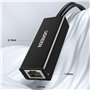 UGREEN Adaptateur Réseau Micro USB vers RJ45 Ethernet Compatible avec Chromecast Google Home TV Stick Câble Alimentation 1M