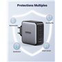 UGREEN Nexode 100W Chargeur USB C Rapide 4 Ports GaN Tech Prise USB C Compatible avec iPhone 16 Plus Pro Max 15 14 13 12 11 Gala