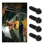 The Lord of the Tools Lot de 5 mandrins filetés à gauche compatibles avec DeWalt DCD200 DCD771 DCD776 DCD778 DCD780 DCD785 DCD79