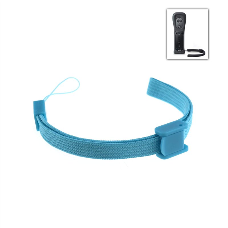 Image secondaire de Be In Your Mind Lot de 4 dragonnes avec Boucle réglable pour téléphone Compatible avec Wii Télécommande Appareil Photo Bleu