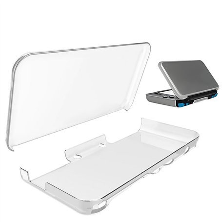 OSTENT Coque de protection transparente pour console Nintendo 2DS LL/XL