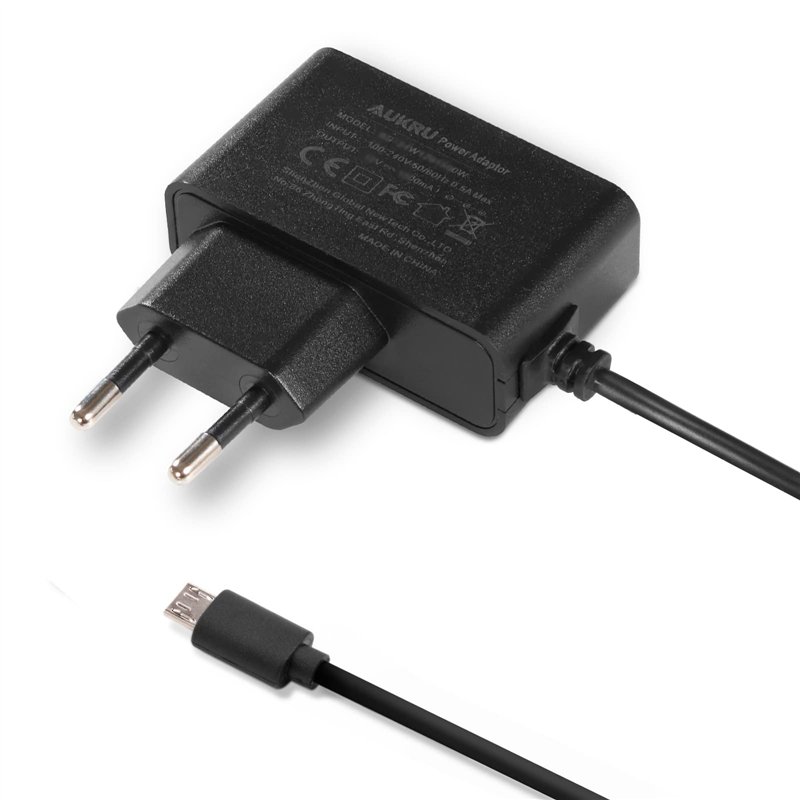 Image secondaire de Aukru Micro USB 5v 3000mA Chargeur Adaptateur Alimentation Pour Raspberry Pi 3, Pi 2 modele b et Modele B+ (B Plus) ,Banana pi