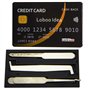 Loboo Idea Trousse à outils de sélection de cartes de crédit, Outils à main de serrurier pour Lockpicking, pour ouvrir des caden