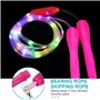 Einsgut Corde à sauter à LED pour enfants - Longueur réglable - Corde à sauter - Corde à sauter - Corde à sauter idéale pour le