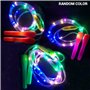 Einsgut Corde à sauter à LED pour enfants - Longueur réglable - Corde à sauter - Corde à sauter - Corde à sauter idéale pour le