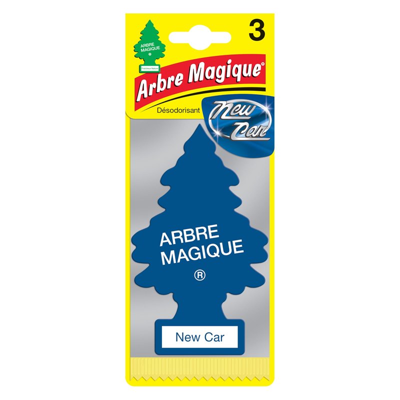 Image secondaire de Arbre Magique Kit de 3 parfums désodorisants au pin New Car Senteur longue durée pour la voiture, la maison, le bureau, etc, ble
