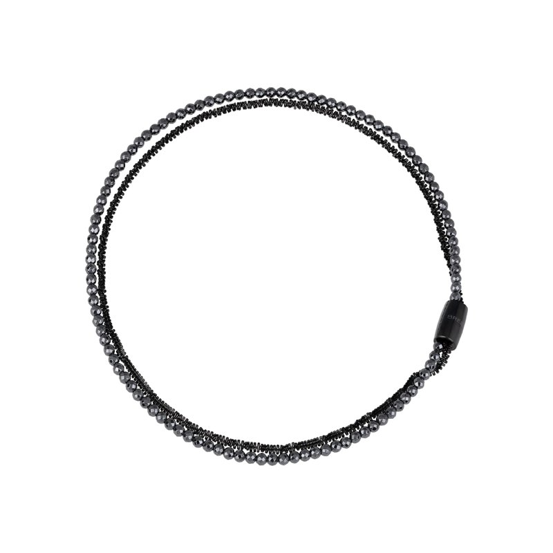 Breil - Collier en acier Collection MAGNETICA SYSTEM avec tour de cou double chaîne Stardust pour femme