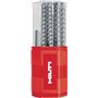 Hilti 411215 Lot de 12 forets à percussion SDS Plus TE-CX L1 (5-10 mm) pour perceuses d'ancrage en béton ondulé Classe : ultimat