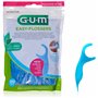 GUM EASY-FLOSSERS | Porte-fil dentaire | Élimine les résidus alimentaires et la plaque entre les dents | Recouvert de fluor et d