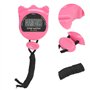 Voluxe Minuterie électronique de chronomètre de Sport, chronomètre Rose imperméable Minuterie de Sport pour des compétitions pou