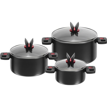 BALLARINI Set 3 casseroles