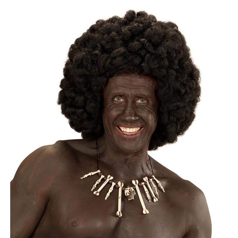 Image secondaire de WIDMANN MILANO PARTY FASHION W Widmann Collier crâne et os, Mixte Adulte, 11000116, Multicolore, Taille Unique