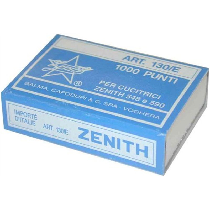 Image secondaire de ZENITH Lot de 3 Boîtes de 1000 Agrafes 130/E 6/4mm en acier