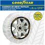 Goodyear Lot de 2 chaînes à neige en tissu pour voiture, ultra adhérence, taille XL, spécifique pour le fonctionnement du véhicu