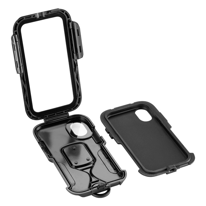 Image secondaire de INTERPHONE Cellularline SMIPHONEX | Coque étanche ICASE avec Support pour Guidon Tubulaire pour IPHONE X