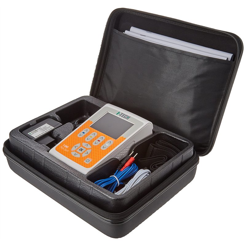 Image secondaire de I-Tech T-One Medi Sport, Électrostimulateur 4 canaux indépendants, jusqu'à 8 électrodes, double utilisateur, écran couleur rétro
