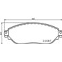 Brembo P59082 - Plaquettes de Frein Avant