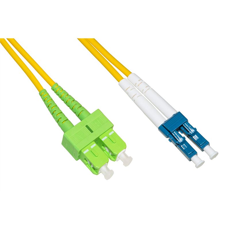 LINK LKSCALCU903 Câble Fibre Optique SC APC vers LC UPC SINGLEMODE Duplex MT.3