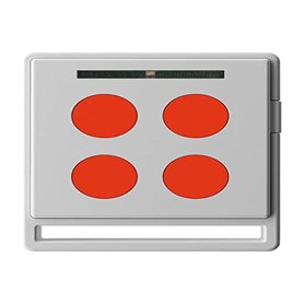 ECCO 5 Nice Home Télécommande bip 5 Touches pour portail Nice Home et Mhouse (Blanche et Orange)