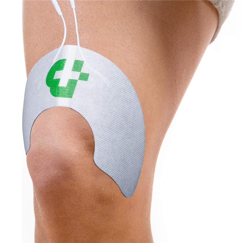 TESMED Knee 2 électrodes de qualité supérieure pour le genou, pas besoin de gel