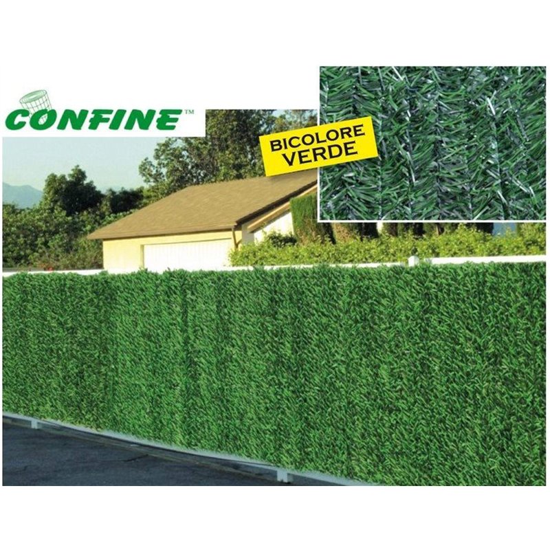 OEM Haie de jardin artificielle, en rouleau de 1 x 3 m (3 m²) - Idéale pour balcon ou clôture - Aspect sapin - Ultra couvrant