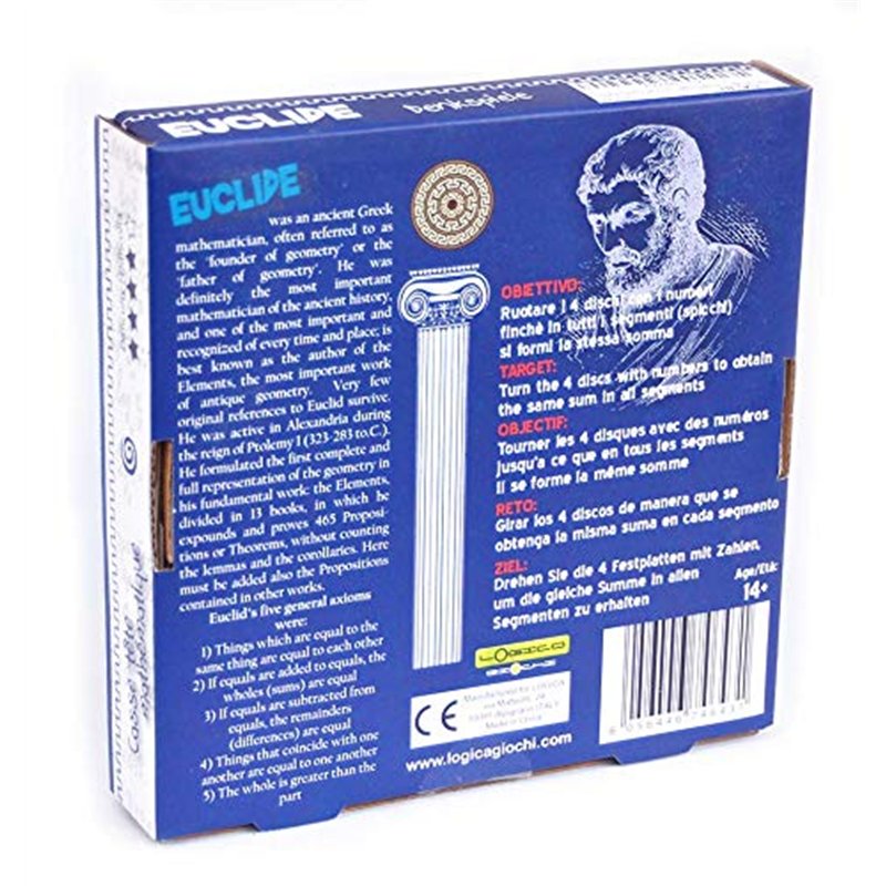 Image secondaire de Logica Jeux Art. Euclide - Casse-tête Mathématique - Difficultè 4/6 Extreme - Euclide Collection
